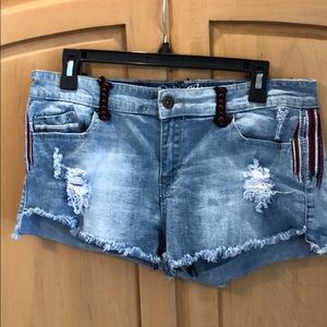 Indigo Rein Jean Shorts